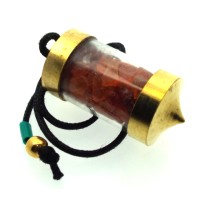 Carnelian Gemstone Capsule Pendulum
